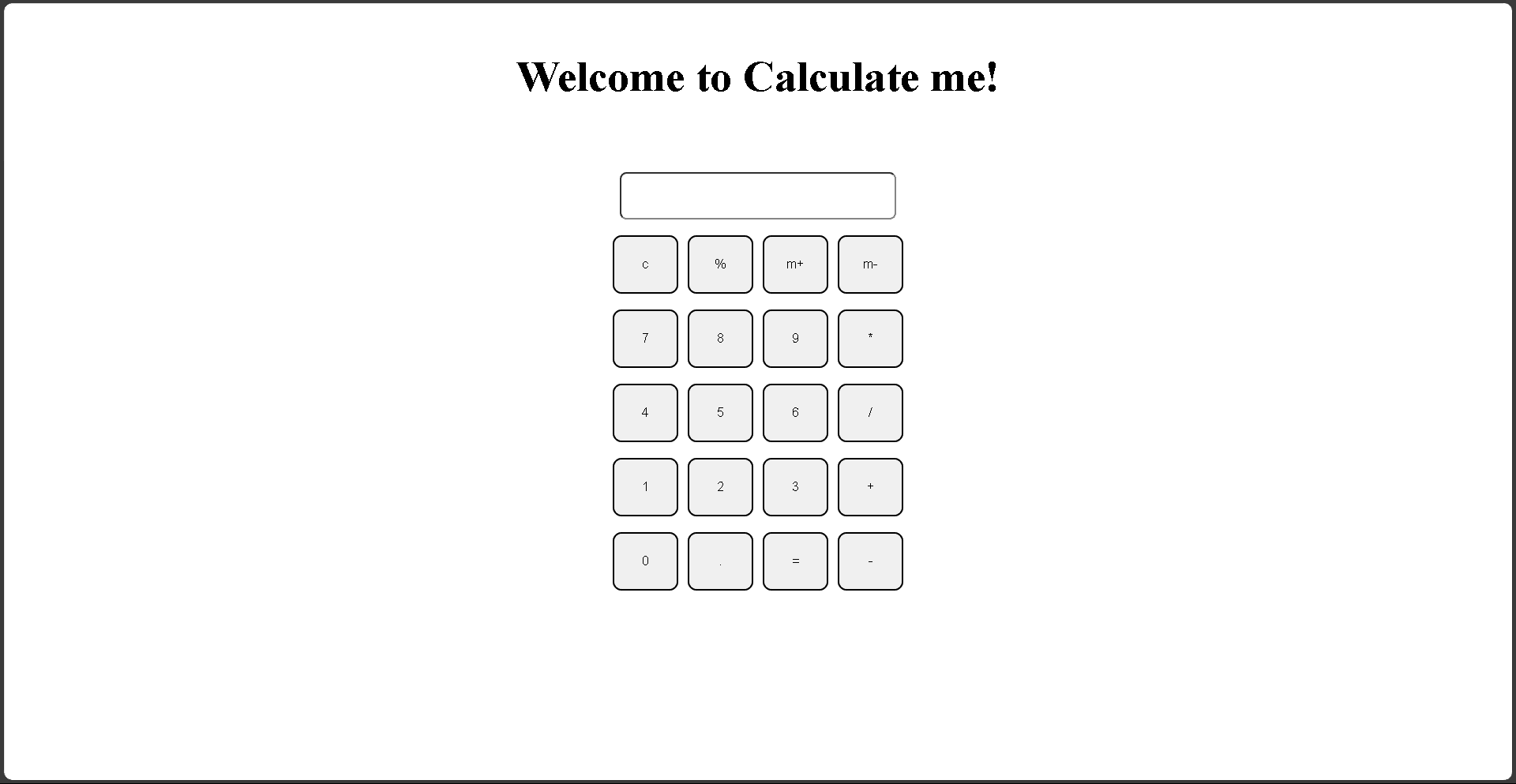Simple Calculator